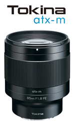 Kenko Tokina announces release of the NEW atx-m 85mm f/1.8 FE